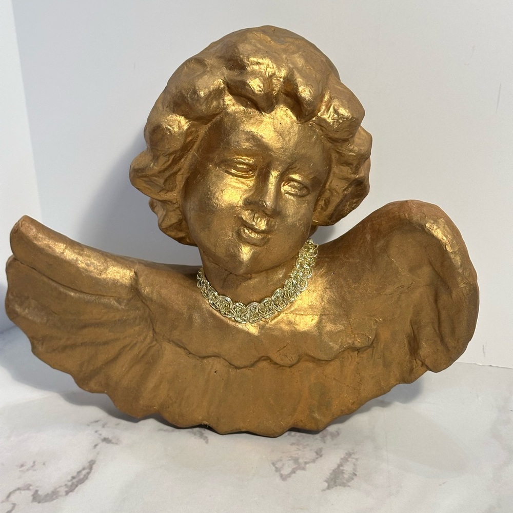 Cherub Angel paper mache  vintage